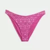 Schimmerndes Cheeky-Bikinihöschen mit hohem Beinausschnitt