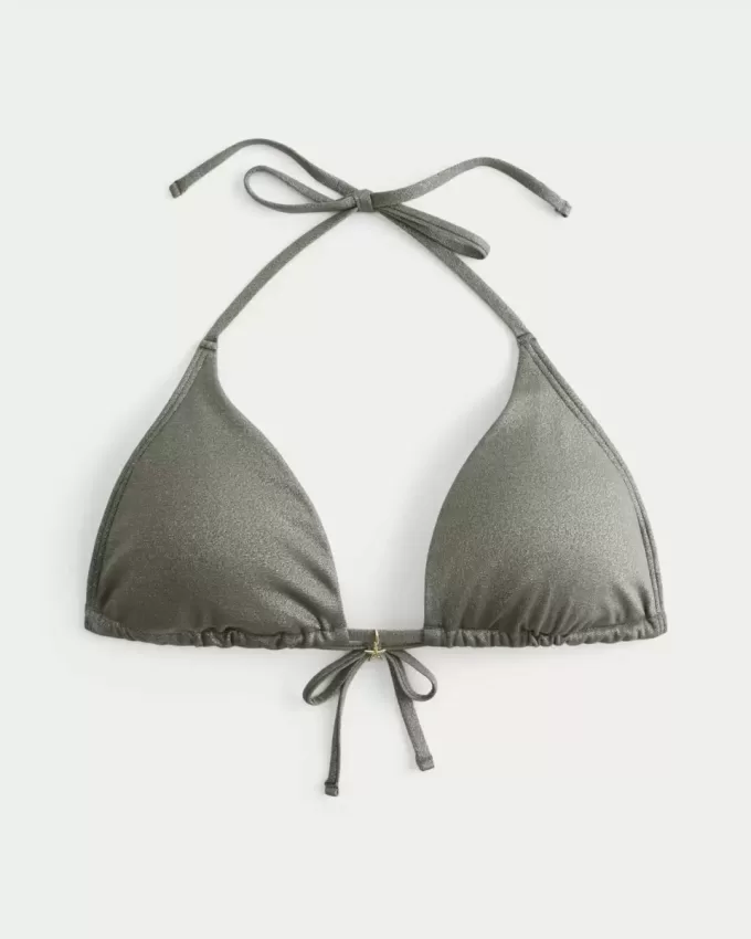 Schimmerndes Multiway-Triangel-Bikinioberteil Schimmerndes Multiway-Triangel-Bikinioberteil
