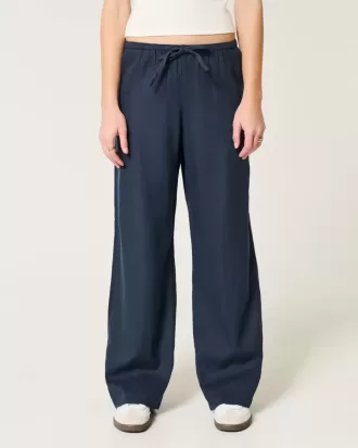 Schlupfhose mit weitem Bein