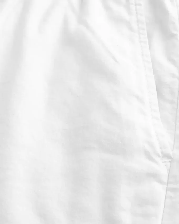 Schlupfshorts aus Leinenmischung bis zur Mitte des Oberschenkels Schlupfshorts aus Leinenmischung bis zur Mitte des Oberschenkels