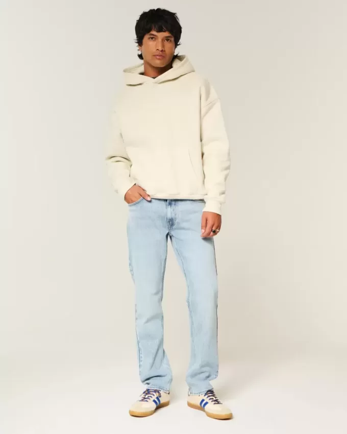 Schmale, gerade Jeans in heller Waschung Schmale, gerade Jeans in heller Waschung