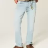 Schmale, gerade Jeans in heller Waschung Schmale, gerade Jeans in heller Waschung