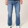 Schmale, gerade Jeans in mittlerer Waschung Schmale, gerade Jeans in mittlerer Waschung