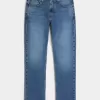 Schmale, gerade Jeans in mittlerer Waschung Schmale, gerade Jeans in mittlerer Waschung