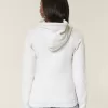 Schmaler gestreifter Kapuzenpullover mit Reißverschluss Schmaler gestreifter Kapuzenpullover mit Reißverschluss