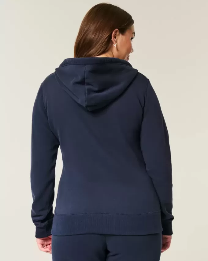 Schmaler gestreifter Kapuzenpullover mit Reißverschluss und Grafik „1998“ Schmaler gestreifter Kapuzenpullover mit Reißverschluss und Grafik „1998“