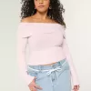 Schulterfreier Pullover
