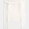 Schulterfreier Pullover