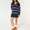 Schulterfreies Jersey-Sweatkleid Schulterfreies Jersey-Sweatkleid