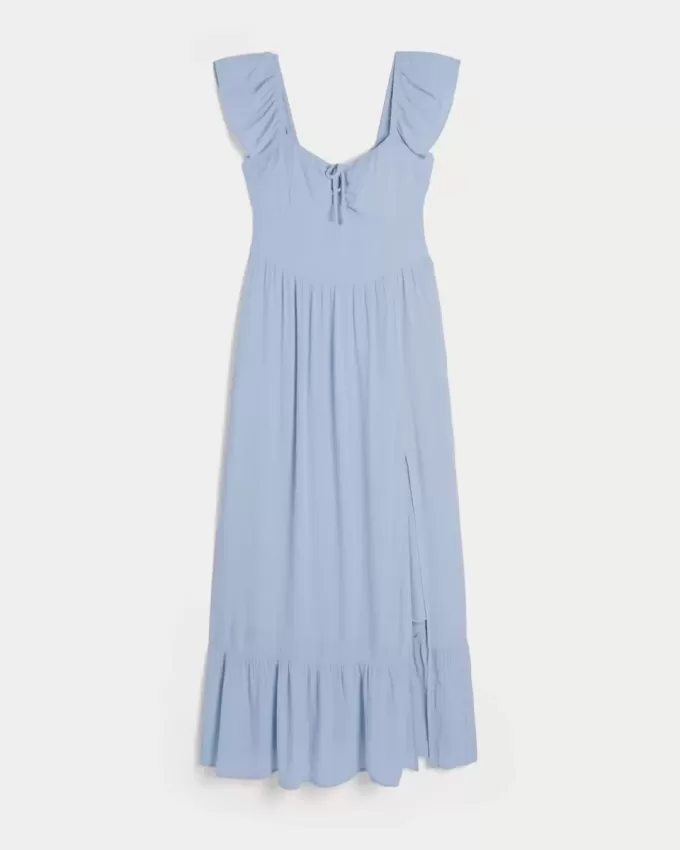 Schulterfreies Maxikleid Schulterfreies Maxikleid