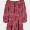 Schulterfreies/offenes gewebtes Kleid Schulterfreies/offenes gewebtes Kleid