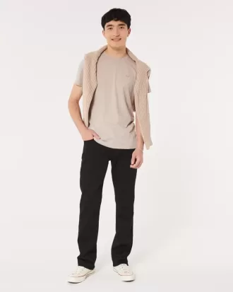 Schwarze Bootcut-Jeans Schwarze Bootcut-Jeans