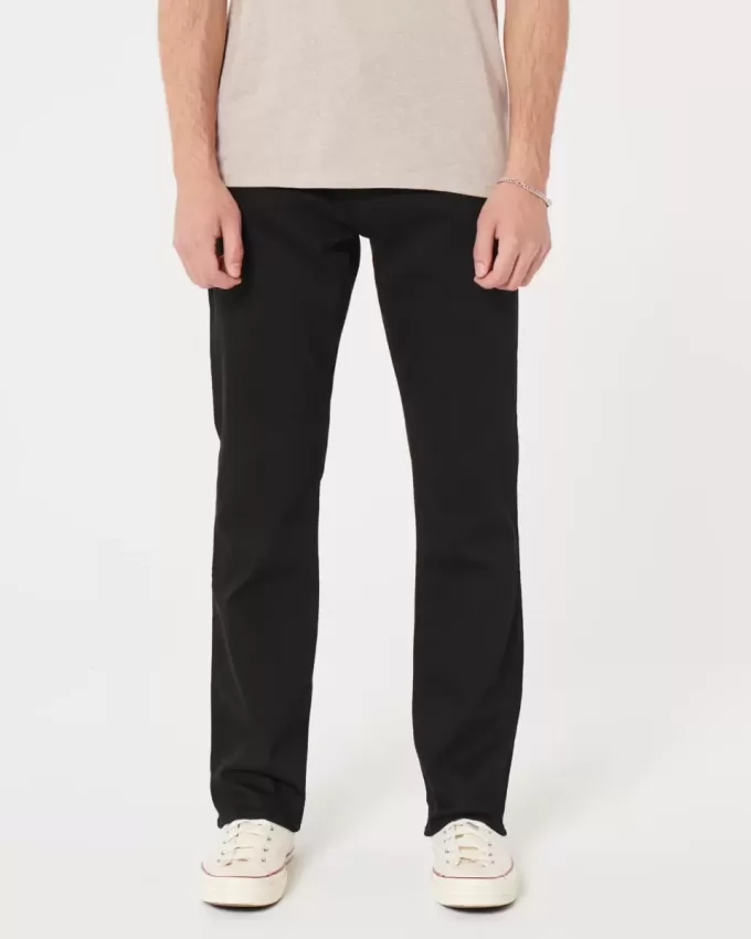 Schwarze Bootcut-Jeans Schwarze Bootcut-Jeans