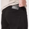 Schwarze Bootcut-Jeans Schwarze Bootcut-Jeans