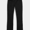 Schwarze Bootcut-Jeans Schwarze Bootcut-Jeans
