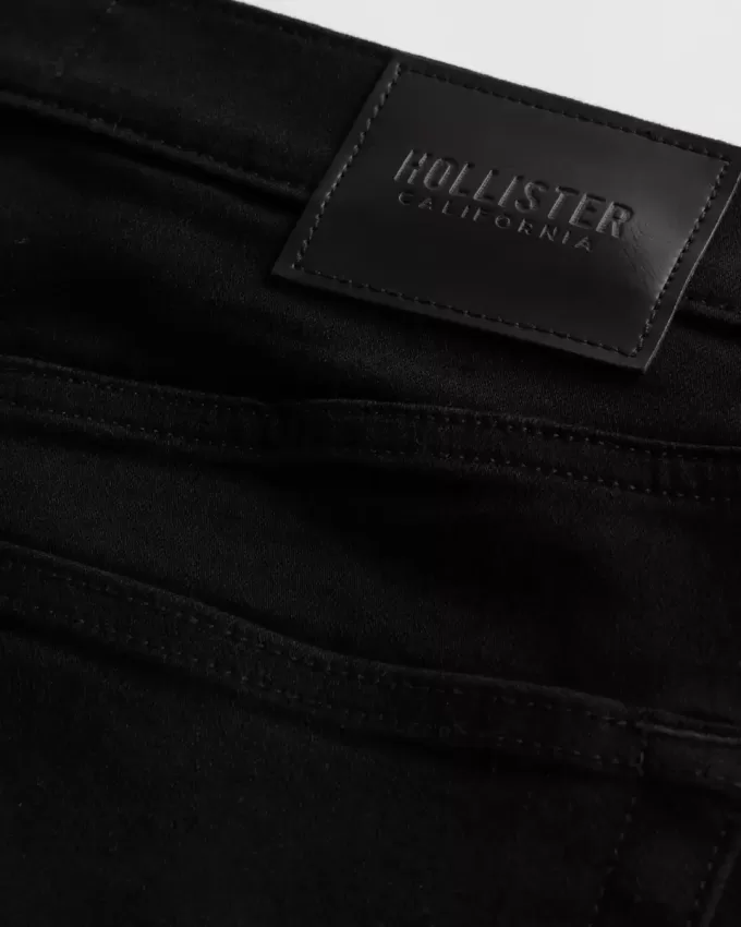 Schwarze Bootcut-Jeans Schwarze Bootcut-Jeans