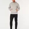 Schwarze, nicht verblassende, sportliche Skinny-Jeans