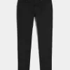 Schwarze, verblassungsfreie Super Skinny Jeans