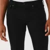 Schwarze, verblassungsfreie Super Skinny Jeans