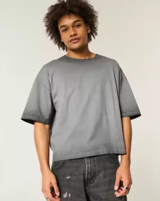 Schweres Rundhals-T-Shirt