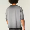 Schweres Rundhals-T-Shirt Schweres Rundhals-T-Shirt