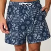 Seersucker Volley Badehose bis zur Mitte des Oberschenkels Seersucker Volley Badehose bis zur Mitte des Oberschenkels