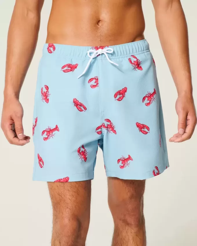 Seersucker Volley Badehose bis zur Mitte des Oberschenkels Seersucker Volley Badehose bis zur Mitte des Oberschenkels
