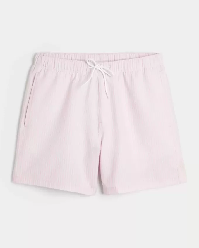 Seersucker Volley Badehose bis zur Mitte des Oberschenkels Seersucker Volley Badehose bis zur Mitte des Oberschenkels