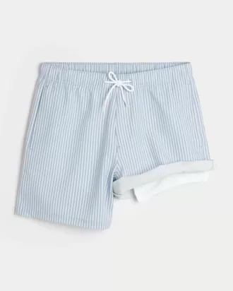Seersucker Volley Badehose bis zur Mitte des Oberschenkels