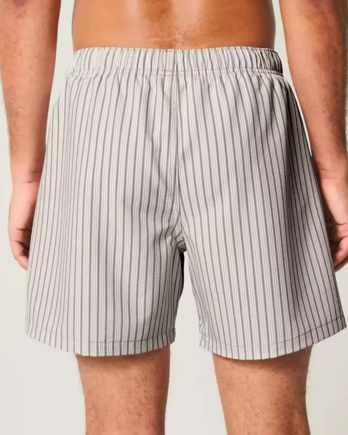 Seersucker Volley Badehose bis zur Mitte des Oberschenkels Seersucker Volley Badehose bis zur Mitte des Oberschenkels