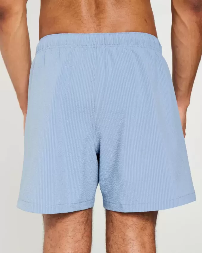 Seersucker Volley Badehose bis zur Mitte des Oberschenkels Seersucker Volley Badehose bis zur Mitte des Oberschenkels
