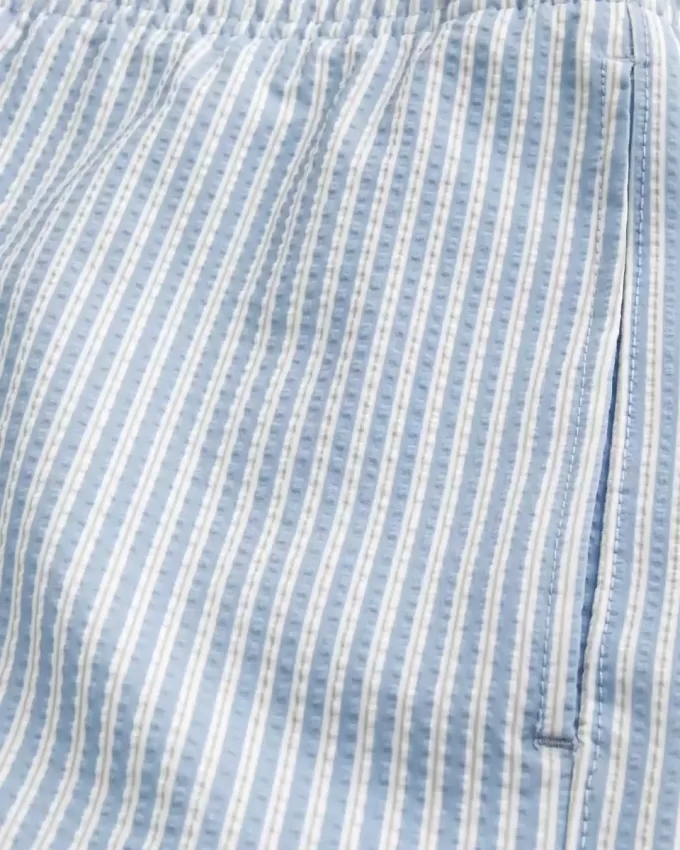 Seersucker Volley Badehose bis zur Mitte des Oberschenkels Seersucker Volley Badehose bis zur Mitte des Oberschenkels