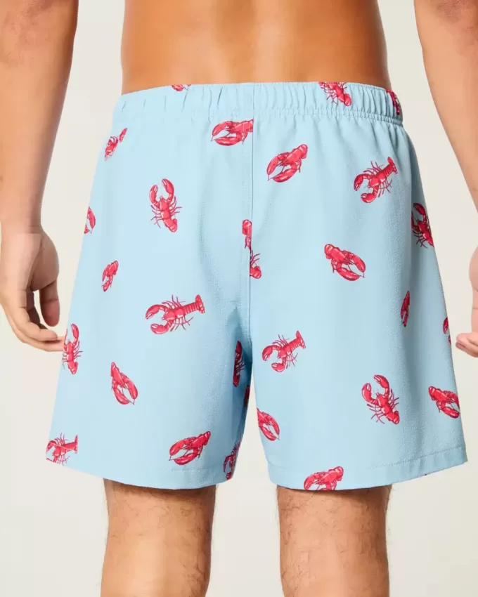 Seersucker Volley Badehose bis zur Mitte des Oberschenkels Seersucker Volley Badehose bis zur Mitte des Oberschenkels