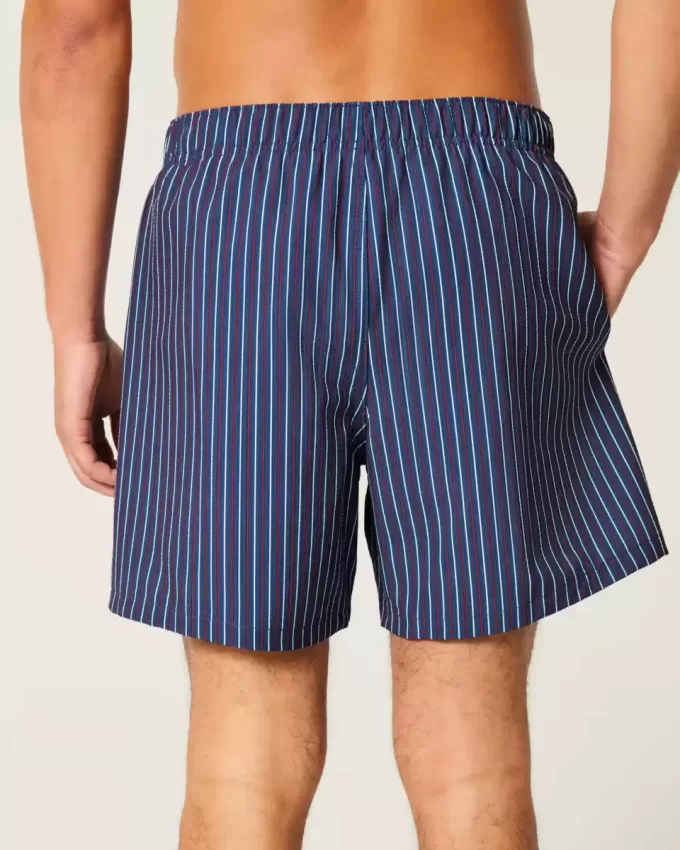 Seersucker Volley Badehose bis zur Mitte des Oberschenkels Seersucker Volley Badehose bis zur Mitte des Oberschenkels