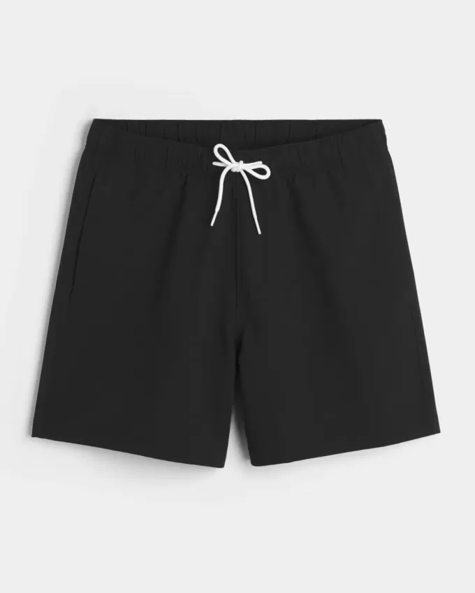 Seersucker Volley Badehose bis zur Mitte des Oberschenkels Seersucker Volley Badehose bis zur Mitte des Oberschenkels