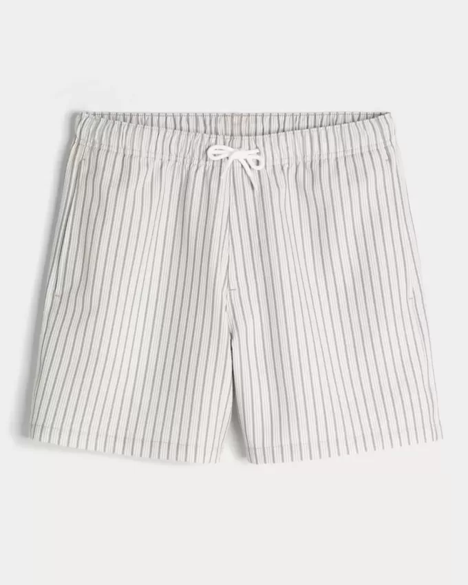 Seersucker Volley Badehose bis zur Mitte des Oberschenkels Seersucker Volley Badehose bis zur Mitte des Oberschenkels