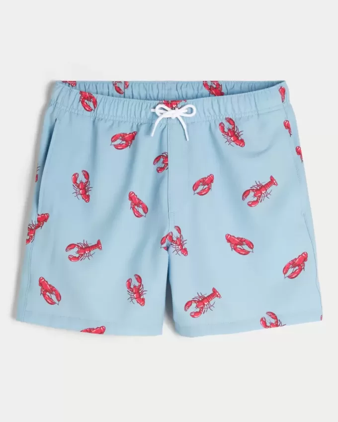 Seersucker Volley Badehose bis zur Mitte des Oberschenkels Seersucker Volley Badehose bis zur Mitte des Oberschenkels