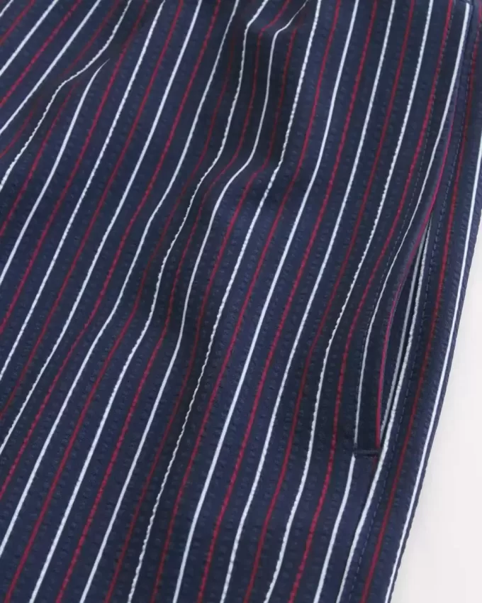 Seersucker Volley Badehose bis zur Mitte des Oberschenkels Seersucker Volley Badehose bis zur Mitte des Oberschenkels