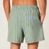 Seersucker Volley Badeshorts bis zur Mitte des Oberschenkels Seersucker Volley Badeshorts bis zur Mitte des Oberschenkels