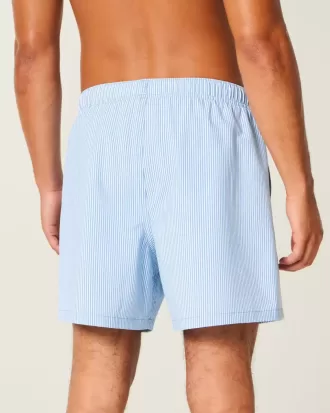 Seersucker Volley Badeshorts bis zur Mitte des Oberschenkels