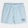 Seersucker Volley Badeshorts bis zur Mitte des Oberschenkels Seersucker Volley Badeshorts bis zur Mitte des Oberschenkels