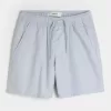 Shorts aus Leinenmischung über dem Knie