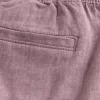 Shorts aus Leinenmischung über dem Knie