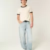 Skater-Baggy-Jeans in heller Waschung Skater-Baggy-Jeans in heller Waschung