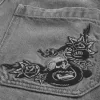 Skater-Baggy-Jeans mit Grafik Skater-Baggy-Jeans mit Grafik
