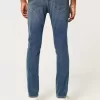 Skinny Jeans in dunkler Mittelwaschung