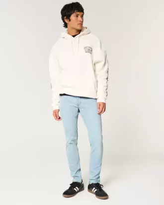 Skinny-Jeans in heller Waschung