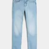 Skinny-Jeans in heller Waschung