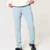 Skinny-Jeans in heller Waschung