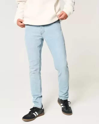 Skinny-Jeans in heller Waschung